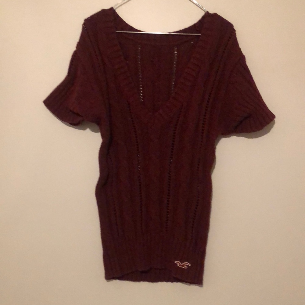 Hollister | Red Off-Shoulder Sweater